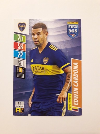 Zdjęcie oferty: PANINI FIFA 365 2022 EDWIN CARDONA   15