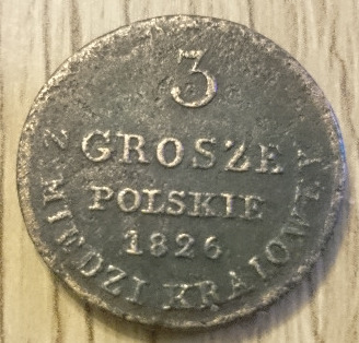 Zdjęcie oferty: 3 grosze 1826 z miedzi kraiowey.