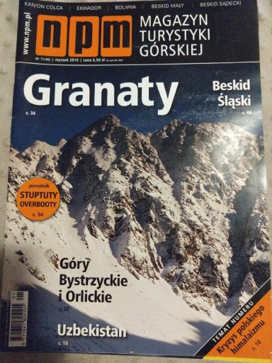 Zdjęcie oferty: NPM magazyn turystyki górskiej 01/2010