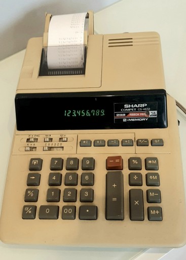 Zdjęcie oferty: Kalkulator z drukarką SHARP COMPET CS-4632
