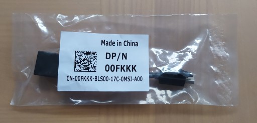 Zdjęcie oferty: Adapter DELL mini DisplayPort do DisplayPort 00FKK