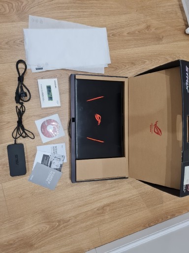 Zdjęcie oferty: Laptop ASUS  ROG Strix GL753VE 17,3" GTX1050TI