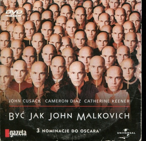 Zdjęcie oferty: PŁYTA FILM DVD BYĆ JAK JOHN MALKKOVICH