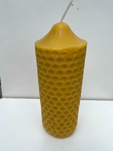 Zdjęcie oferty: Walec duży  świeca z naturalnego wosku pszczelego