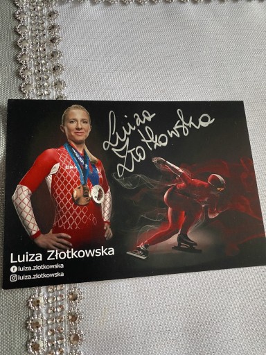 Zdjęcie oferty: Oryginalny autograf Luizy Złotkowskiej