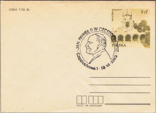 Zdjęcie oferty: Jan Paweł II - 18.06.1983 Częstochowa