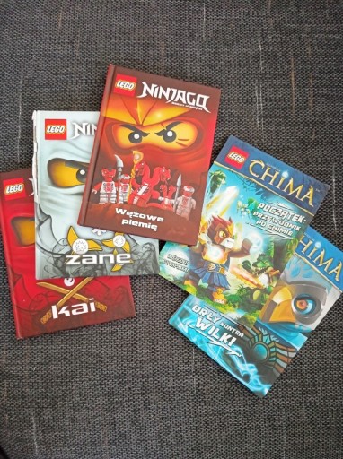 Zdjęcie oferty: Książka LEGO Ninjago 5sztuk