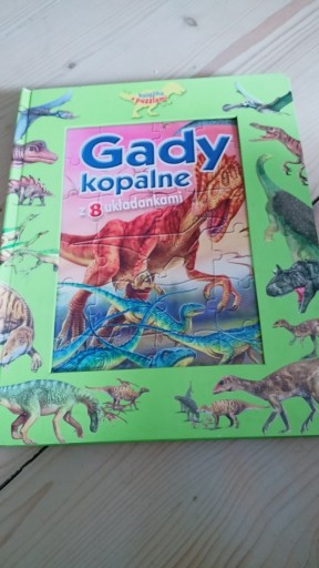 Zdjęcie oferty: Gady kopalne z 8 układankami puzzle