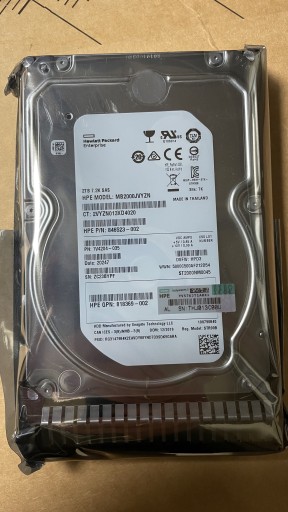 Zdjęcie oferty: Nowe dyski do serwera HP SAS 2TB HDD 7,2K 12G LFF 