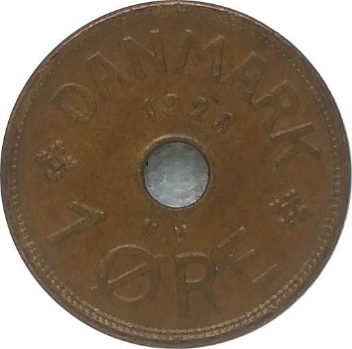 Zdjęcie oferty: Dania 1 ore 1928, KM#826.2