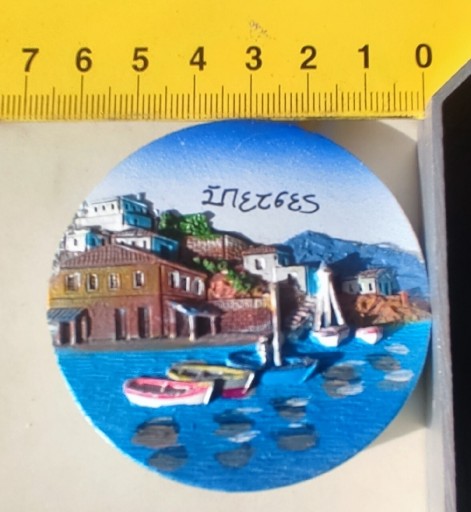 Zdjęcie oferty: Pilne Magnes na lodówkę kolekcja grecja 3D promo