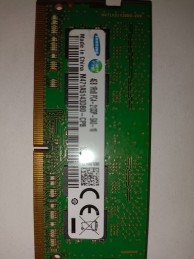 Zdjęcie oferty: Pamięć RAM DDR4 SAMSUNG 4GB M471A5143DBO-CPB