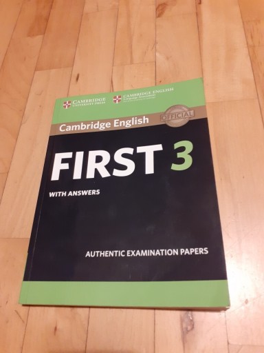 Zdjęcie oferty: Cambridge English First 3 with Answers with Audio