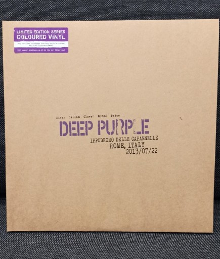 Zdjęcie oferty: Deep Purple Live in Rome 2013- 3 LP