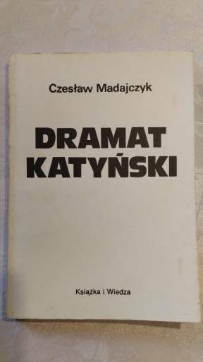 Zdjęcie oferty: Czesław Madajczyk "Dramat katyński"