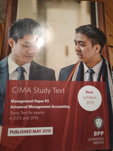 Zdjęcie oferty: CIMA Study text P2 2015/16