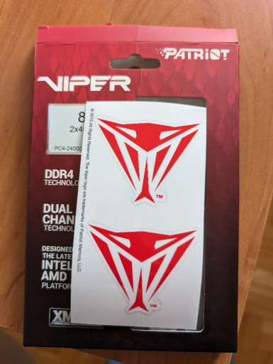 Zdjęcie oferty: Patriot Viper pamięć RAM