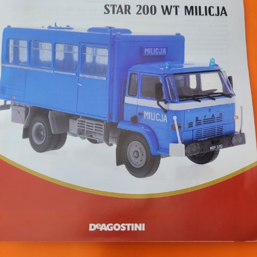 Zdjęcie oferty: Kultowe Ciężarówki PRL-u Star 200 WT Milicja Nr 81