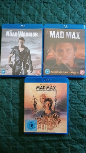 Zdjęcie oferty: Mad max blu-ray 1-3 filmy kolekcja lektor