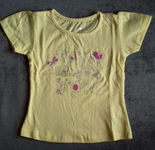 Zdjęcie oferty: EARLY DAYS PRIMARK żółta dziewczęca bluzeczka r.86