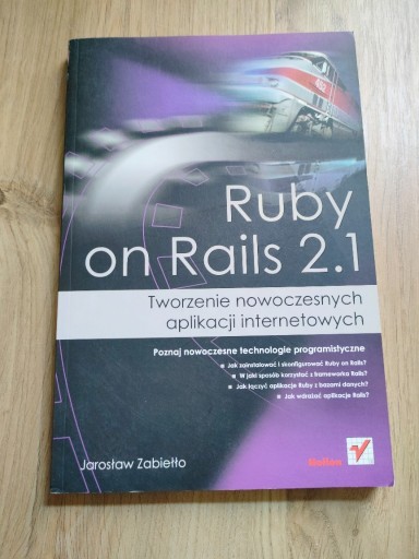 Zdjęcie oferty: Ruby on Rails 2.1 - Jarosław Zabiełło