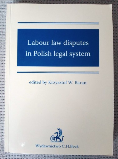 Zdjęcie oferty: Labour law disputes in Polish legal system