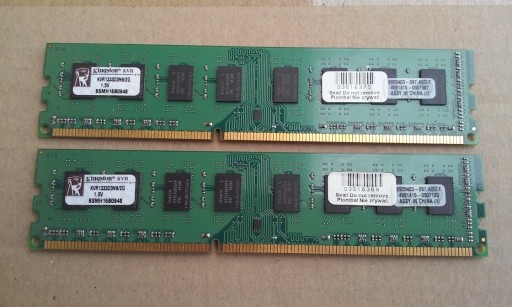 Zdjęcie oferty: pamiec ram KINGSTON ddr3 1333Mhz 4gb dual INTEL