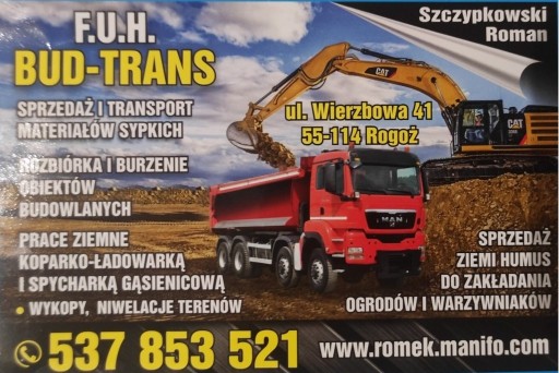 Zdjęcie oferty: Roboty prace ziemne koparką Wrocław - Trzebnica