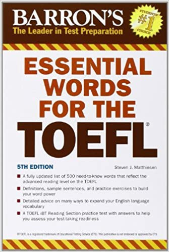 Zdjęcie oferty: Essential words for the TOEFL s.Matthiesen