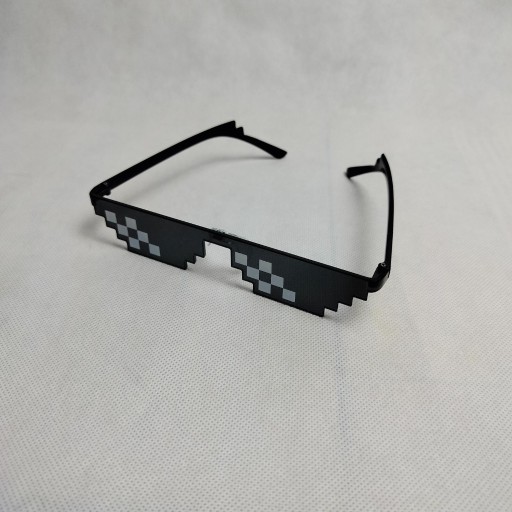 Zdjęcie oferty: Czarne Męskie Okulary Przeciwsłoneczne Minecraft