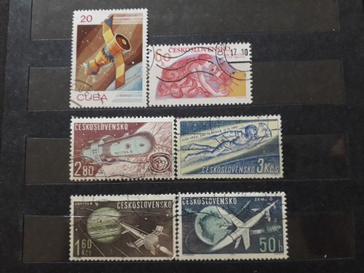 Zdjęcie oferty: znaczki pocztowe Kosmos 