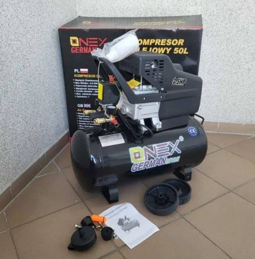 Zdjęcie oferty: KOMPRESOR OLEJOWY SPRĘŻARKA 50L – ONEX OX-1004.