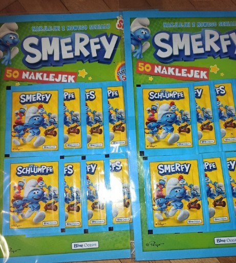 Zdjęcie oferty: Smerfy naklejki nowe 100 naklejek multipack 