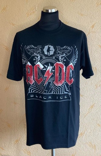 Zdjęcie oferty: T-shirt ACDC Black Ice 2008 Roz. XL