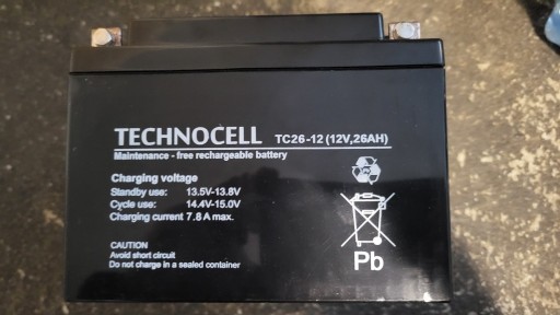 Zdjęcie oferty: Akumulator AGM TC 26-12 TECHNOCELL