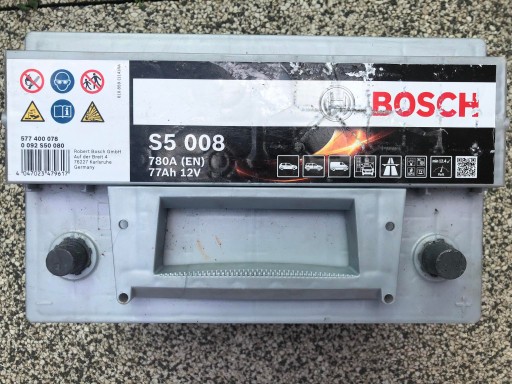 Zdjęcie oferty: Akumulator  BOSCH SILVER 12 V, 77 Ah, 780 