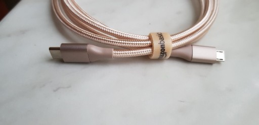 Zdjęcie oferty: Podwójnie pleciony Nylonowy kabel przejściowy  USB typu C