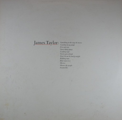 Zdjęcie oferty: D36. JAMES TAYLOR GREATEST HITS ~ USA