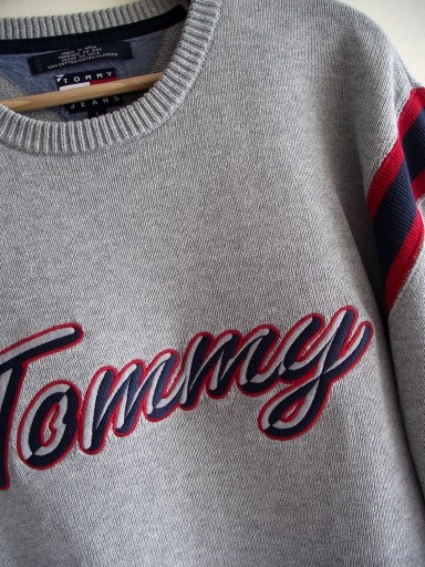 Zdjęcie oferty: Tommy Hilfiger męski szary sweter bluza L