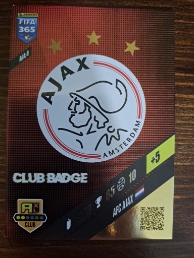 Zdjęcie oferty: Panini Fifa 365 2024,AJA4, Club Badge, Ajax