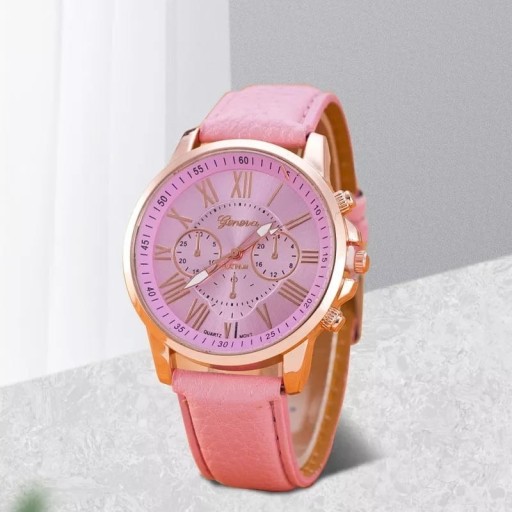 Zdjęcie oferty: NOWY damski zegarek kwarcowy GENEVA PLATINUM ROSE