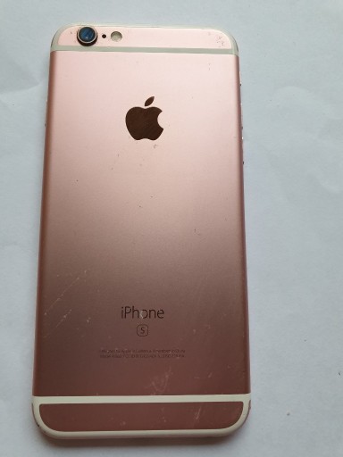 Zdjęcie oferty: Iphone 6S różowy, korpus, aparat, dock, obudowa