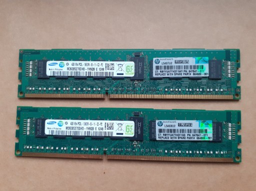 Zdjęcie oferty: SAMSUNG 8GB (2x4GB) PC3L 10600R M393B5270DH0-YH9Q9