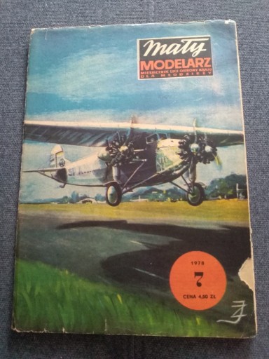 Zdjęcie oferty: Mały Modelarz 7/1978 FOKKER F VIIb-3m