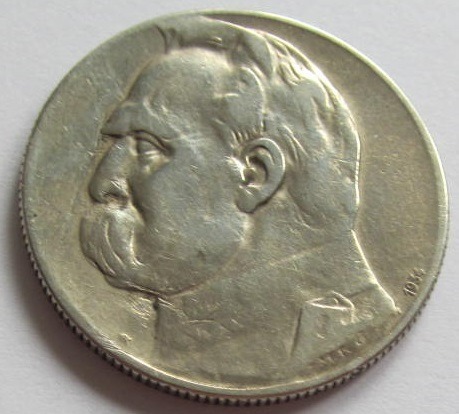Zdjęcie oferty: 5 złotych Piłsudski 1934 Orzeł strzelecki Ag 