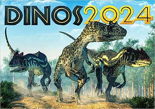 Zdjęcie oferty: Kalendarz z dinozaurami Dinos 2024 Calendar
