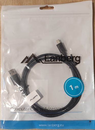 Zdjęcie oferty: KABEL USB-C(M)->USB-A(M) 3.1 1M CZARNY