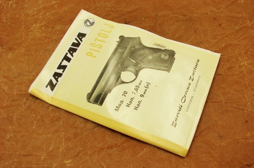 Zdjęcie oferty: ZASTAVA M70 ZASTAWA M70 - INSTRUKCJA MANUAL