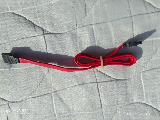 Zdjęcie oferty: Nowy kabel SATA III czerwony 6 Gb/s HDD SSD DVD – PC testowany