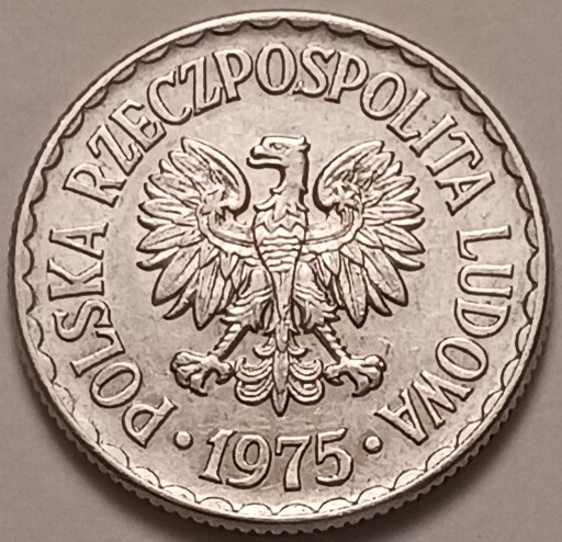 Zdjęcie oferty: 1 zł złoty 1975 r.  bzm - ładna